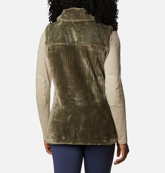 Columbia Fireside Sherpa Vest Green For Women's NZ40872 New Zealand